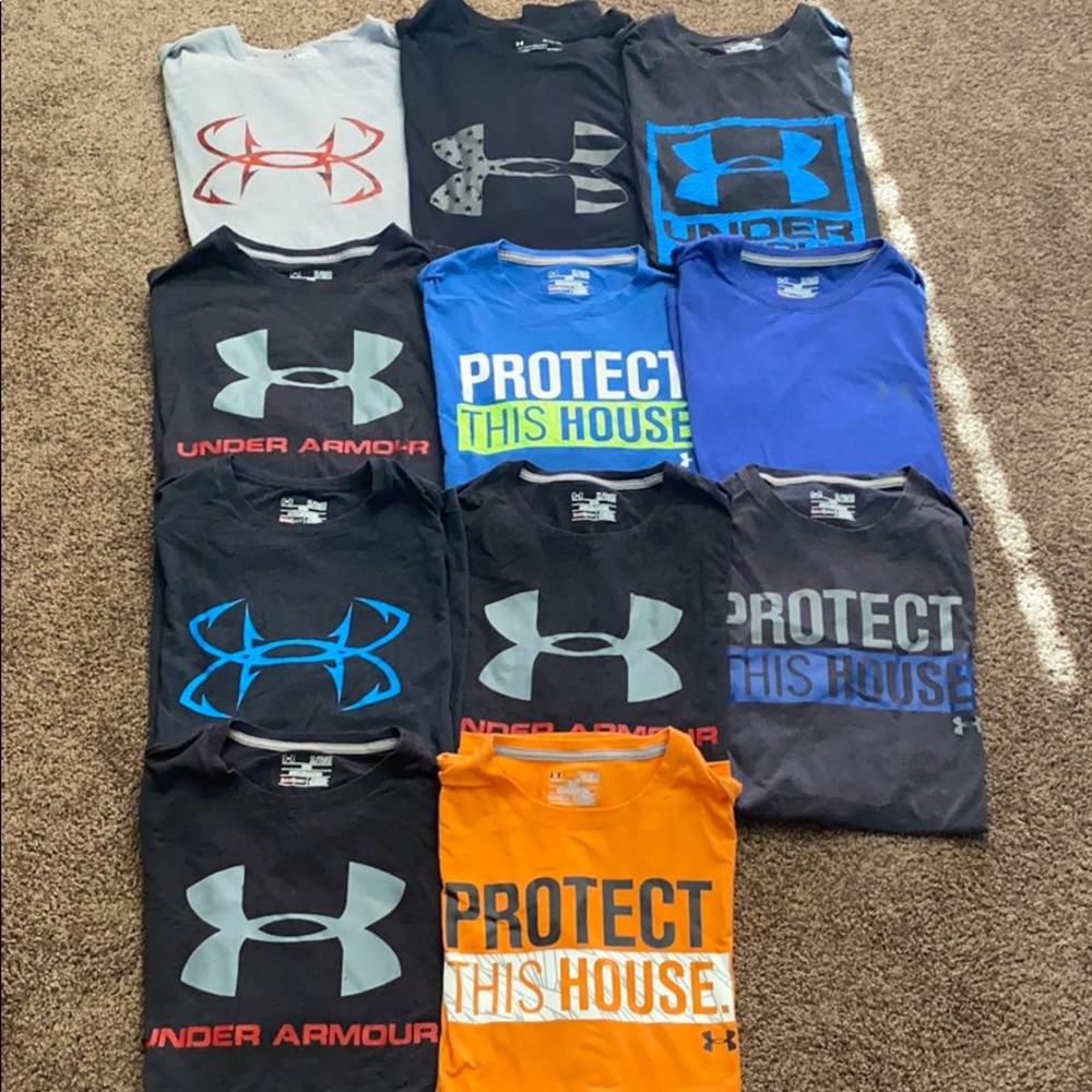 Lot of 11 Under Armour men’s XL shirts
